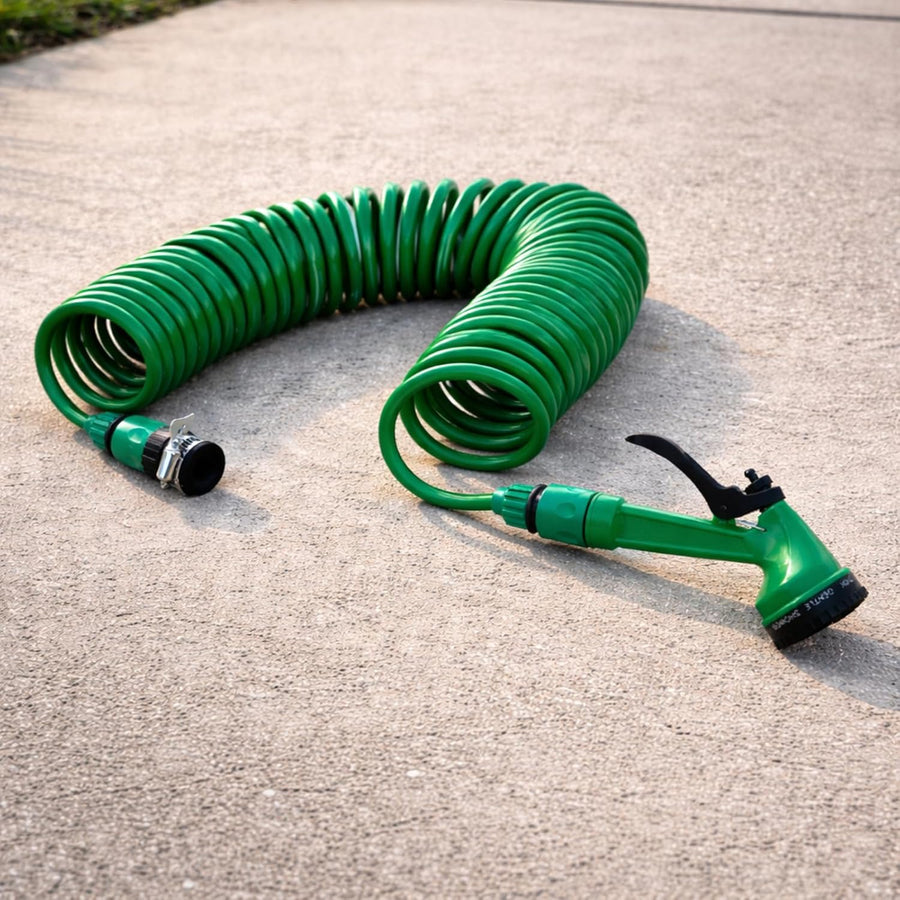 15M Coil Garden Hose  1