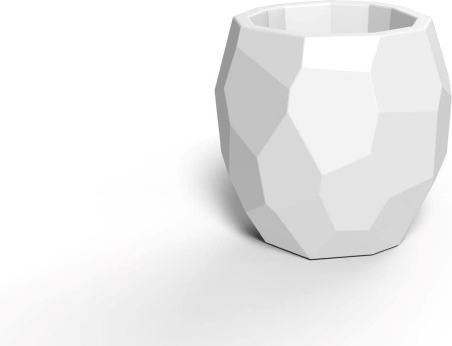 Elho Pure Edge 47cm White Plant Pot Elho Pure Edge 47cm White Plant Pot image2 1