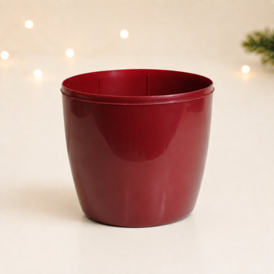 Glossed Christmas Tree Pot  7