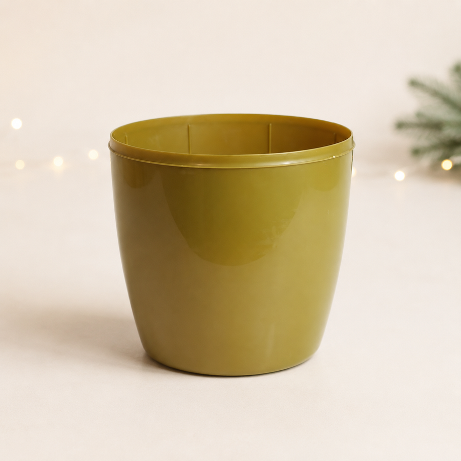 Gold Gloss Christmas Tree Pot  3