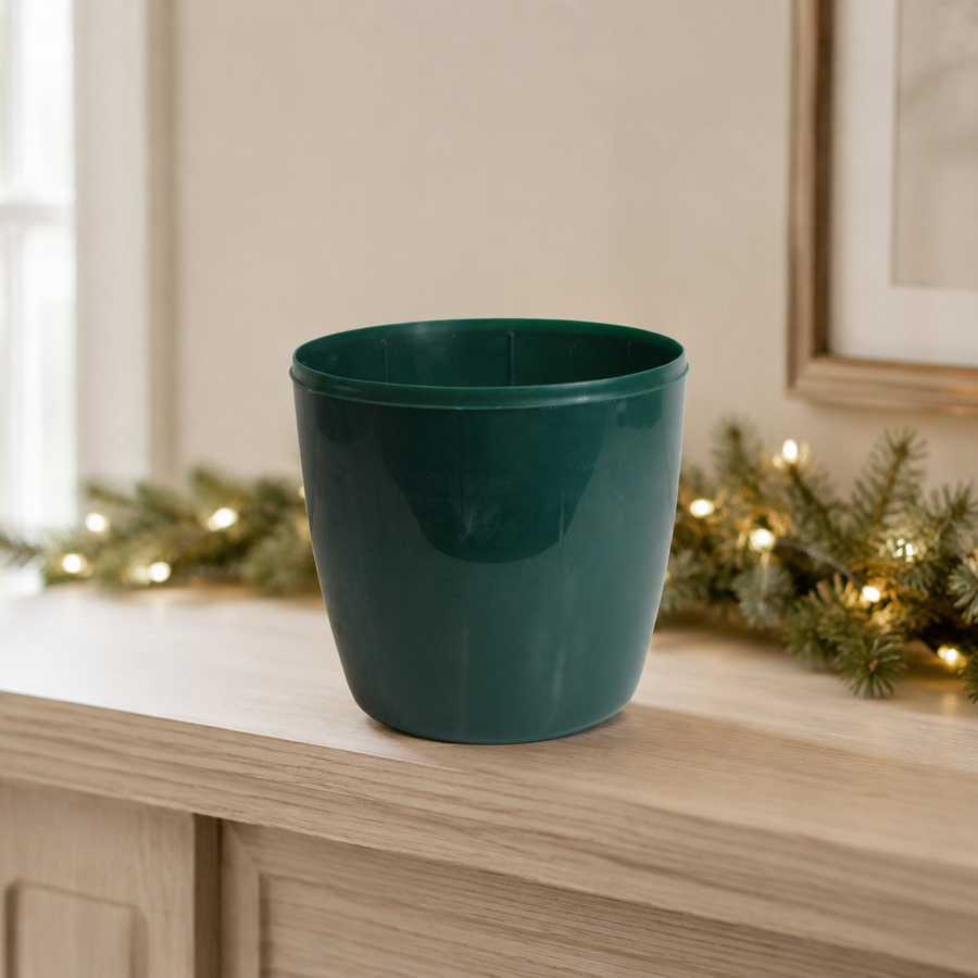 Glossed Christmas Tree Pot  6