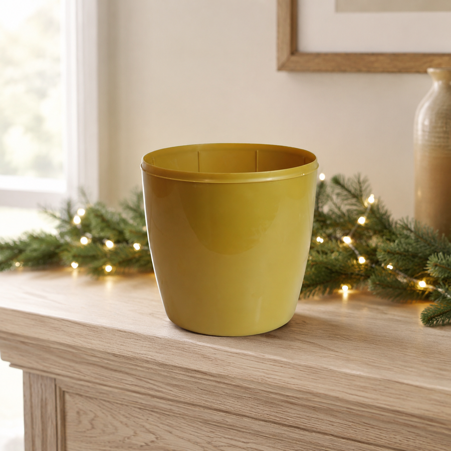 Gold Gloss Christmas Tree Pot  2