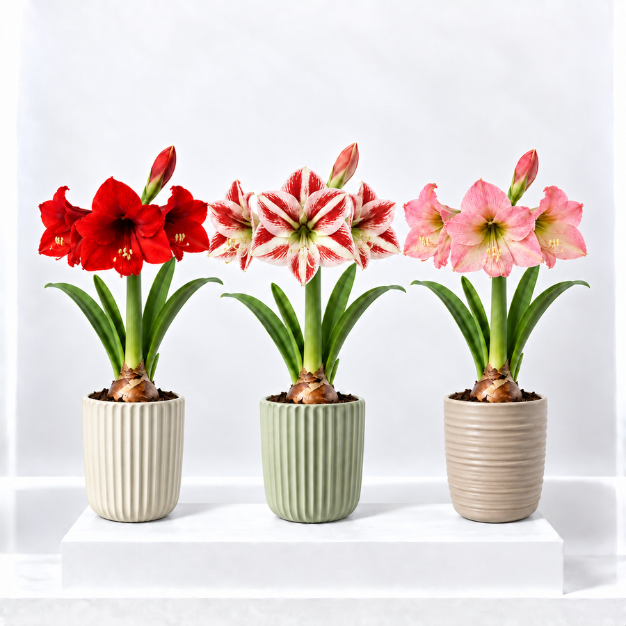 Amaryllis Potted Bulb  5