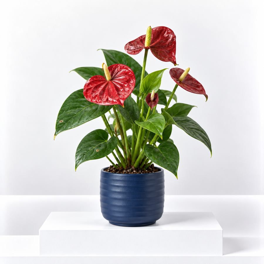 Red Diamond Flamingo Lily Anthurium Plant  1