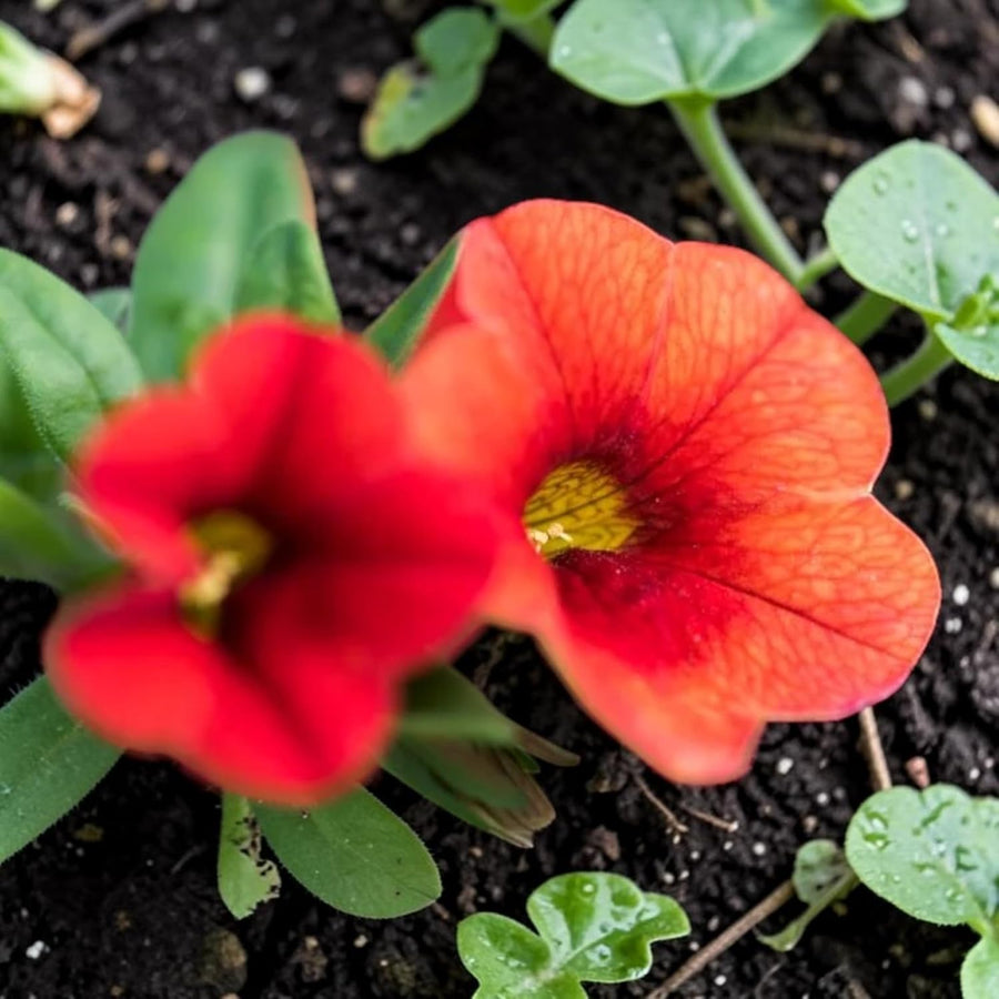 Calibrachoa Hot Orange Bedding Plants  4