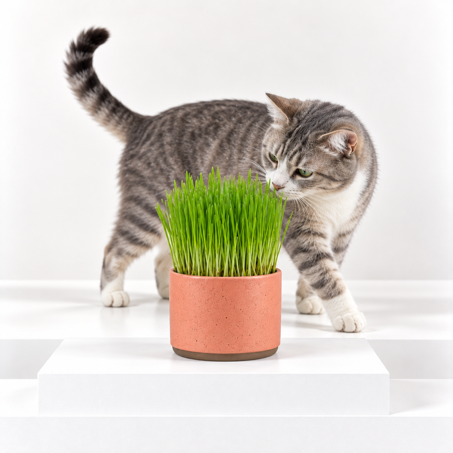 Cat Grass Hordeum Vulgare  1