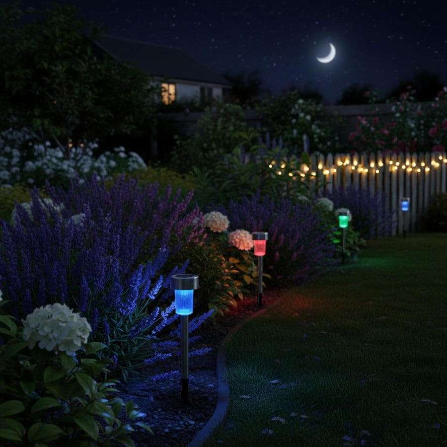 Colour Changing Solar Lights 10 Pack  2