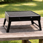 Folding Charcoal Tabletop BBQ Grill  3
