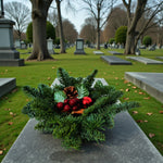 Christmas Grave Posy  3