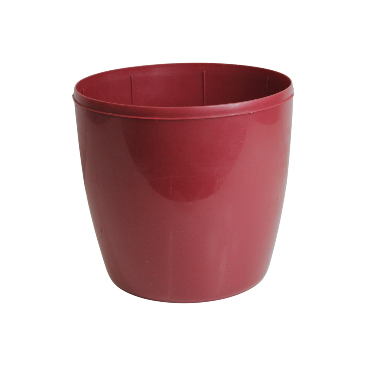 Red Gloss Christmas Tree Pot  1