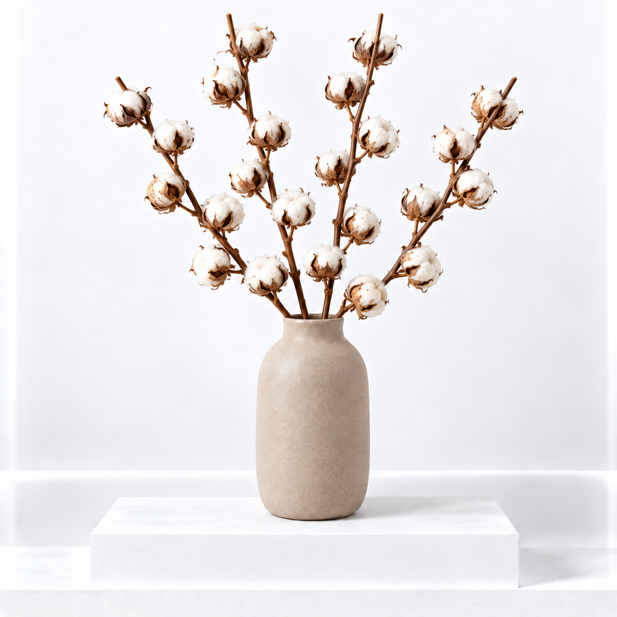 Natural Dried Cotton Stems  3