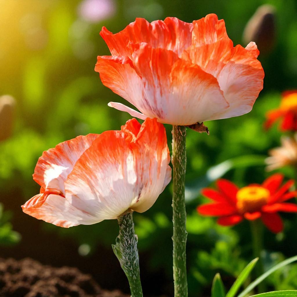 Poppy Papaver Picotee Bare Root  4