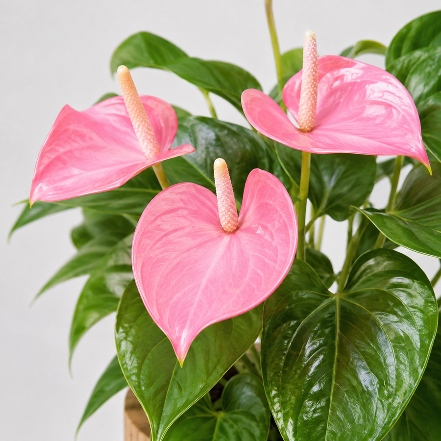 Pink Flamingo Lily Anthurium Plant  2