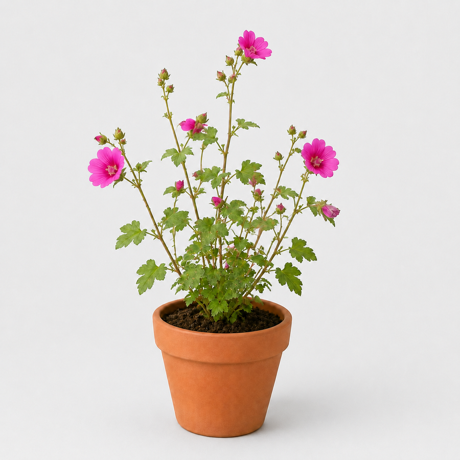 Hard To Kill Shrub Bundle - Euonymus, Camellia Lady Campbell, Pink Azalea & Pink Lavatera  5