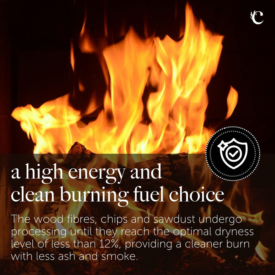 Round Oak Briquettes RUNDOAKBRIQ-round oak briquettes fire wood supplies - image5 6