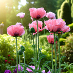 Poppy Papaver Raspberry Queen Bare Root  3