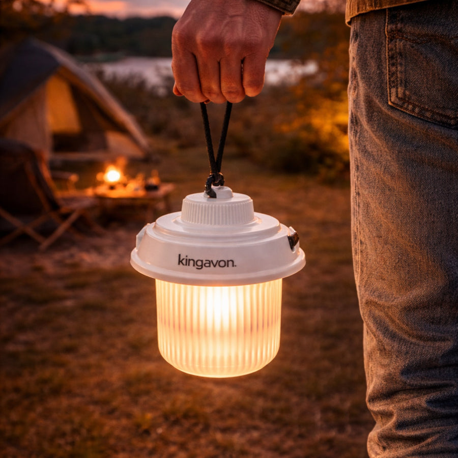 USB Rechargeable Vintage Style Camping Lantern  2