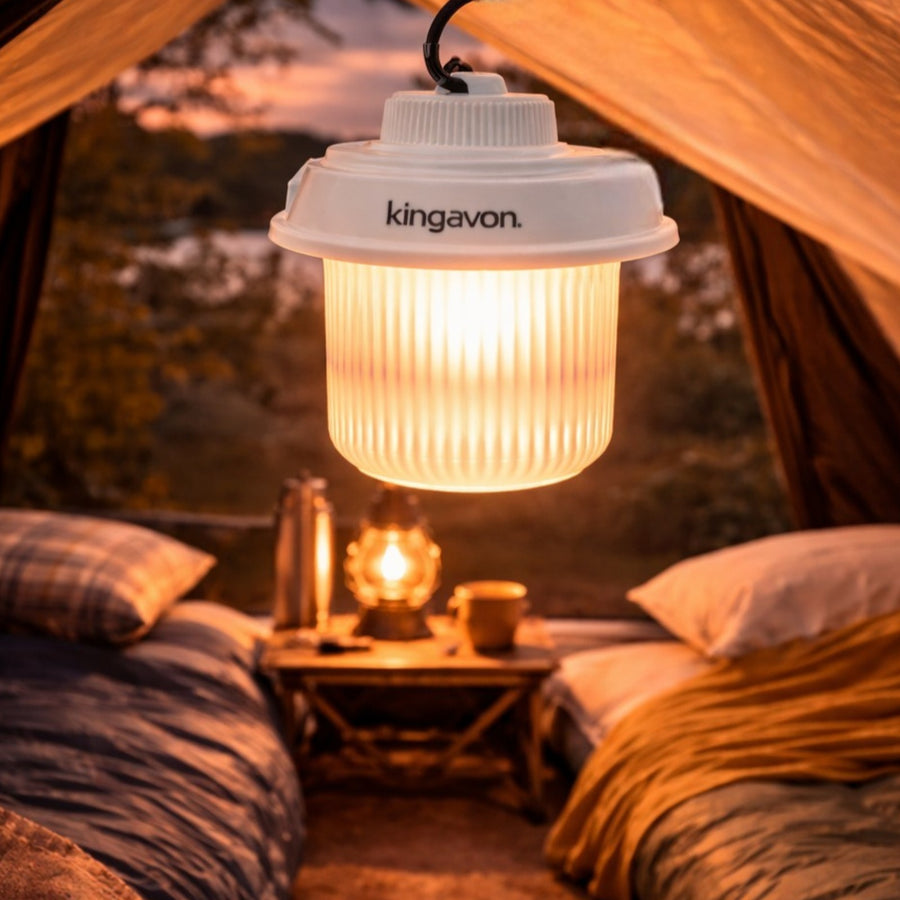 USB Rechargeable Vintage Style Camping Lantern  3
