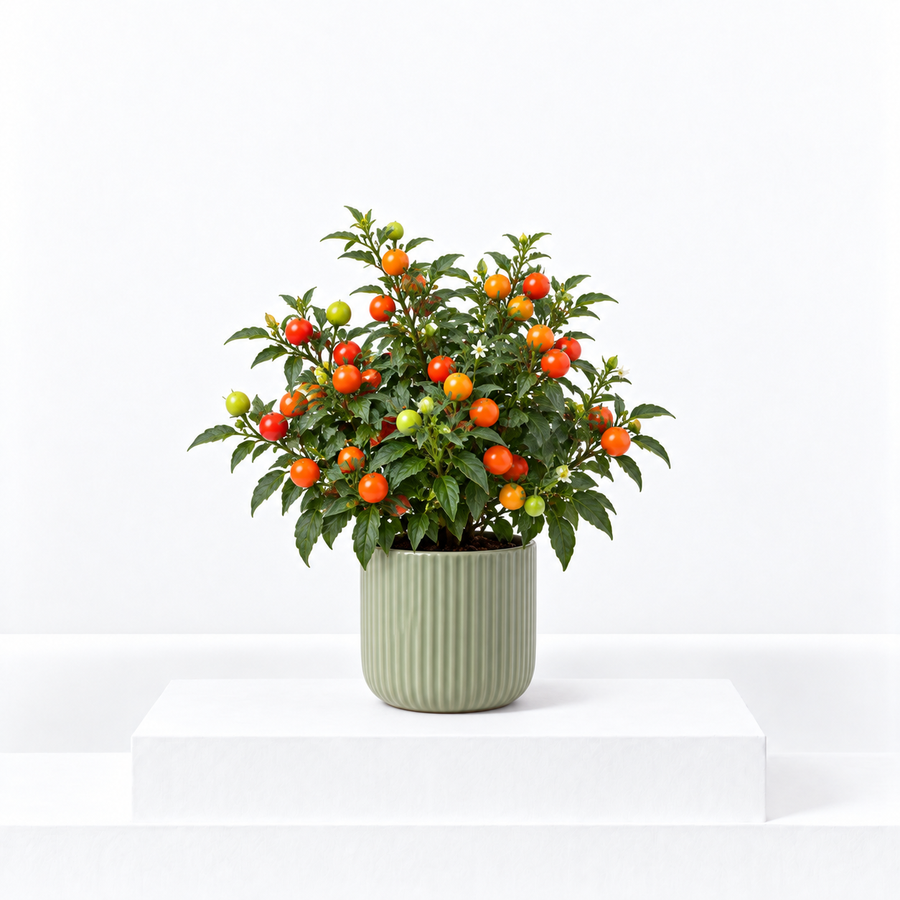 Solanum Jerusalem Cherry Plant  1