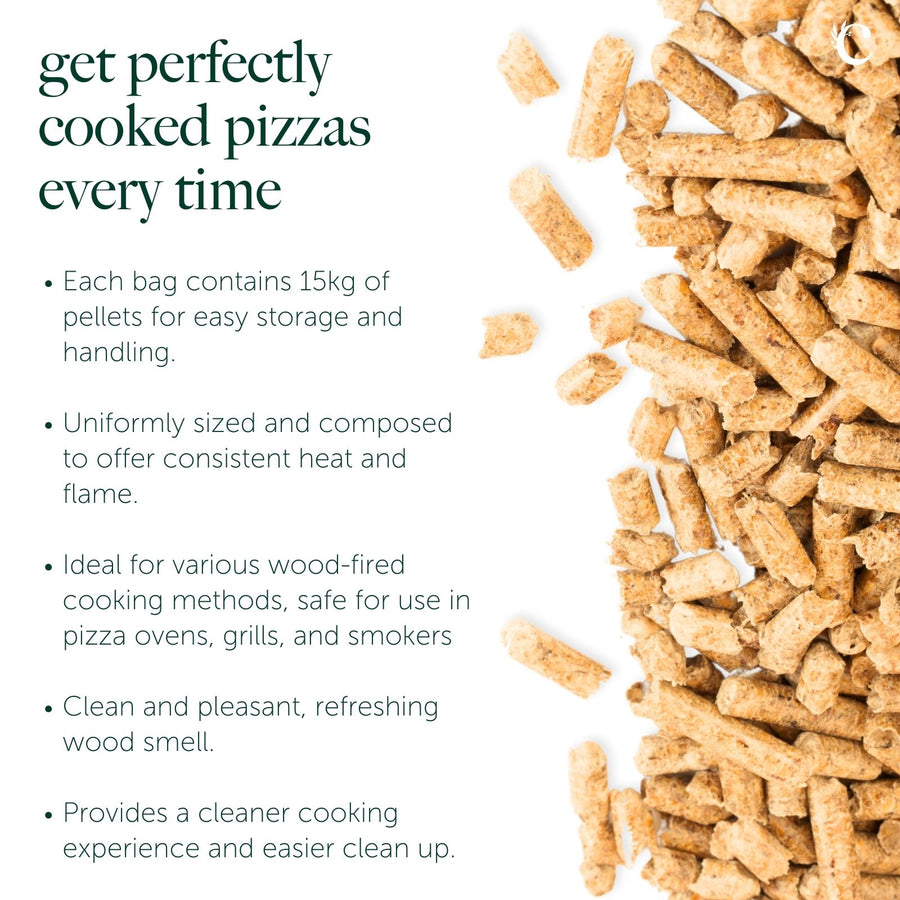 Premium Wood Pellets WOODPELLT-wood pellets pizza oven wood - image6 6