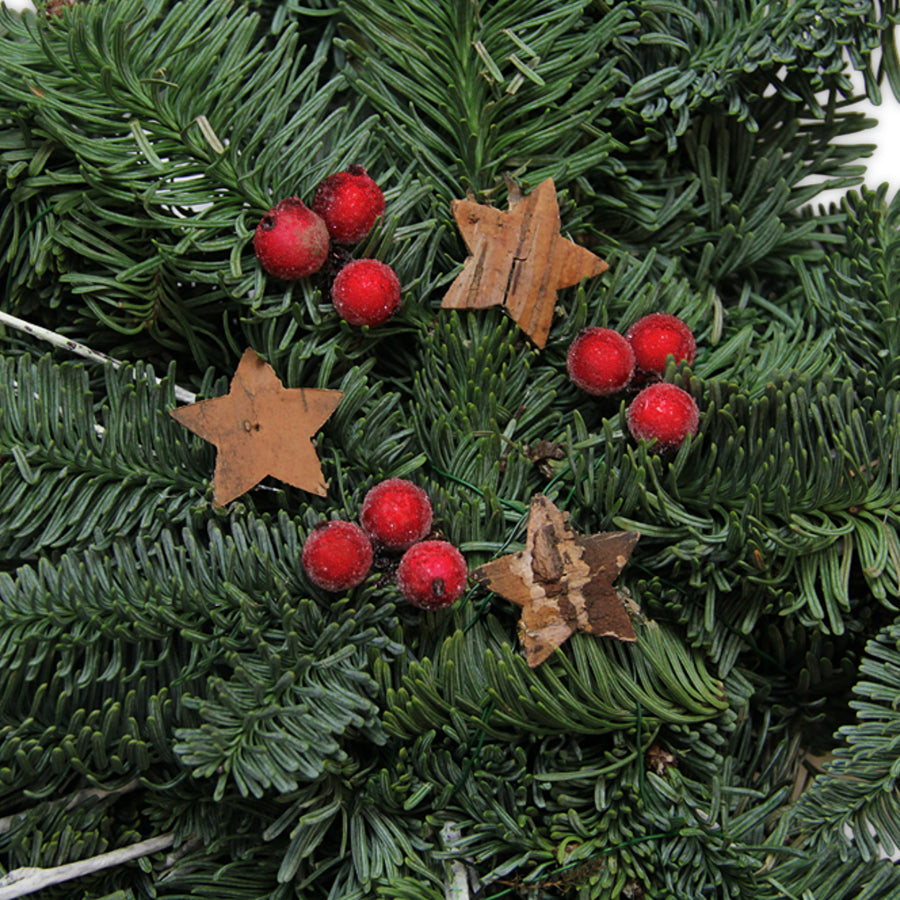 Snowflake Shaped Wreath with Decorations WRTHSNOWFLKE-christmas wreath snowflake with decorations-image4 1