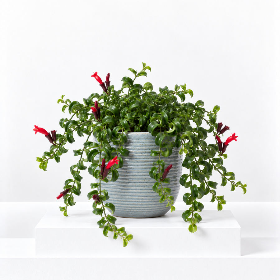 Aeschynanthus Mona Lisa Curly Wurly Lipstick Plant  1