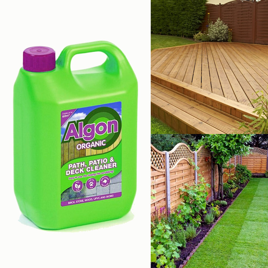 Algon Organic - Path, Patio & Deck Cleaner Algon Organic - Path, Patio & Deck Cleaner - 2 x 2.5L Bottles image1 2
