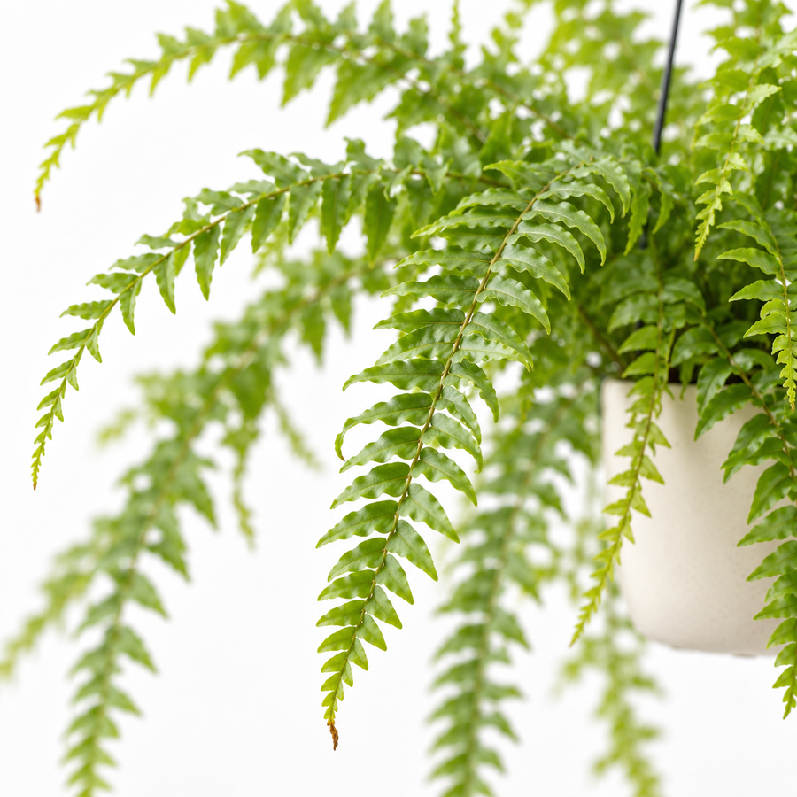 Boston Fern Green Lady Hanging Pot  2