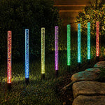 Set of 8 Solar Bubble Pathway Lights  2