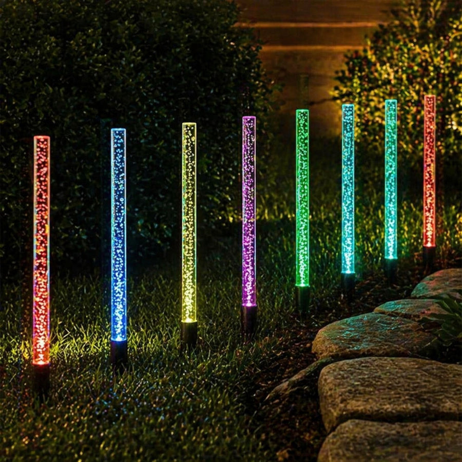 Set of 8 Solar Bubble Pathway Lights  2