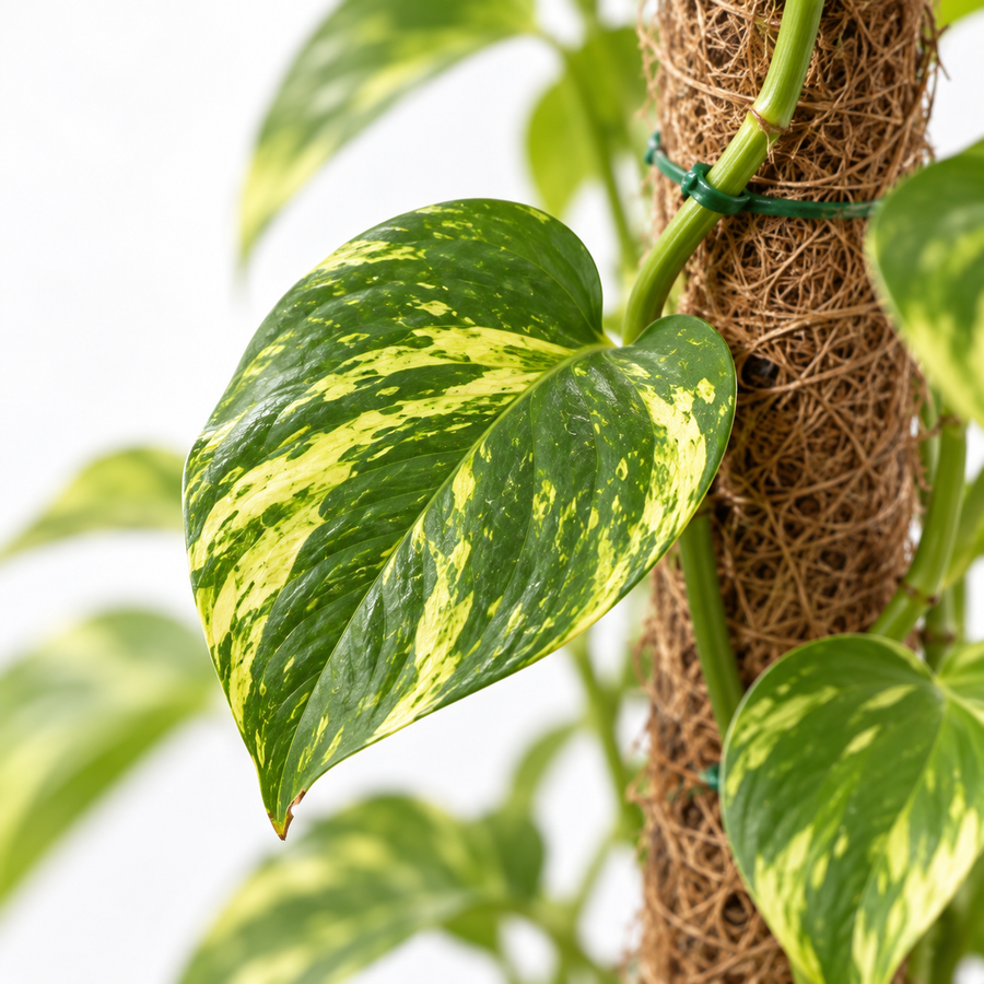Devil's Ivy Pothos on Moss Pole  2