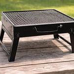 Folding Charcoal Tabletop BBQ Grill  2