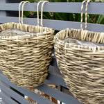 Rattan Hanging Planter  6