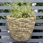 Rattan Hanging Planter  7