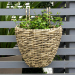 Rattan Hanging Planter  5