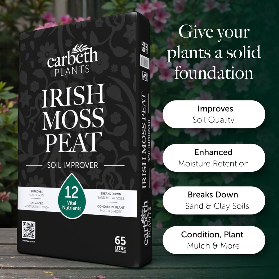 Irish Moss Peat Soil Improver - With 12 With Vital Nutrients For Plants  2