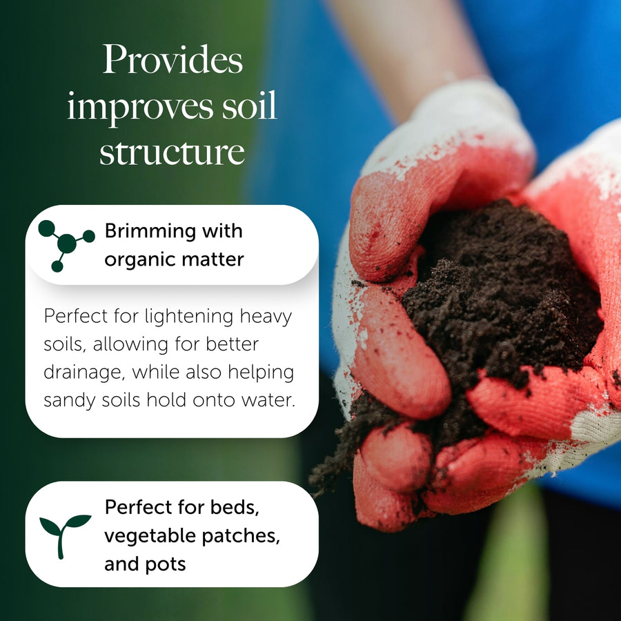 Irish Moss Peat Soil Improver - With 12 With Vital Nutrients For Plants  3
