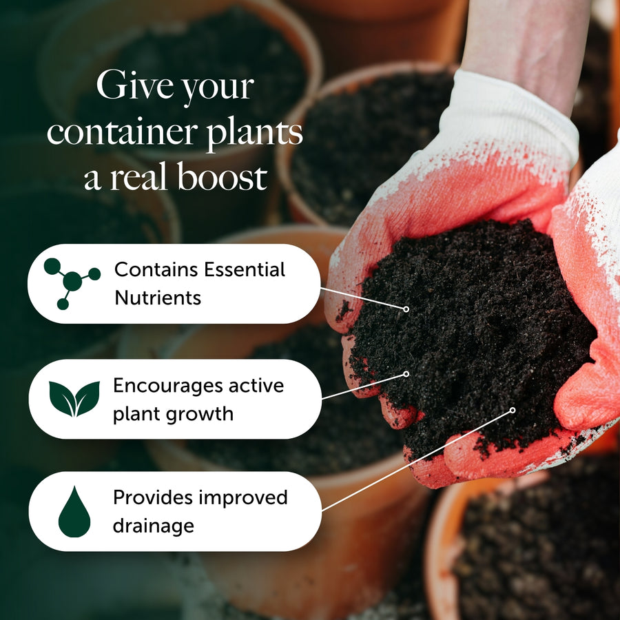 Perfect For Pots Compost With 9 Months Feed - Water Less Formula  5