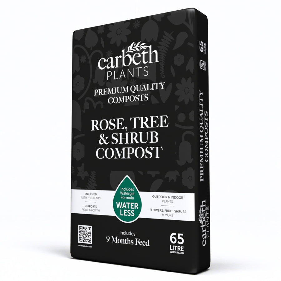 Rose, Tree & Shrub Compost With 9 months Feed - Water Less Formula  1