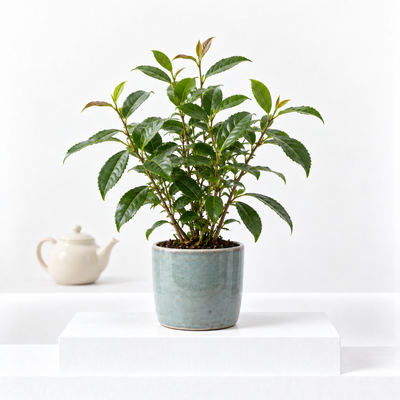 Camellia Tea Plant Gift in Terracotta Pot