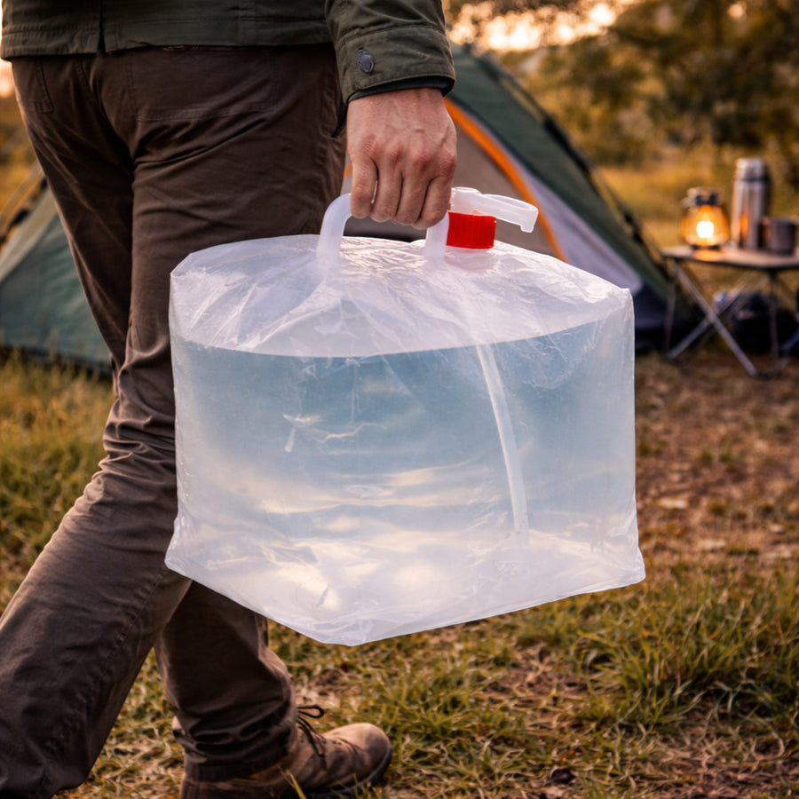 Collapsible Water Carrier with Twist Tap 15L  1