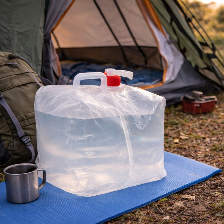 Collapsible Water Carrier with Twist Tap 15L  2